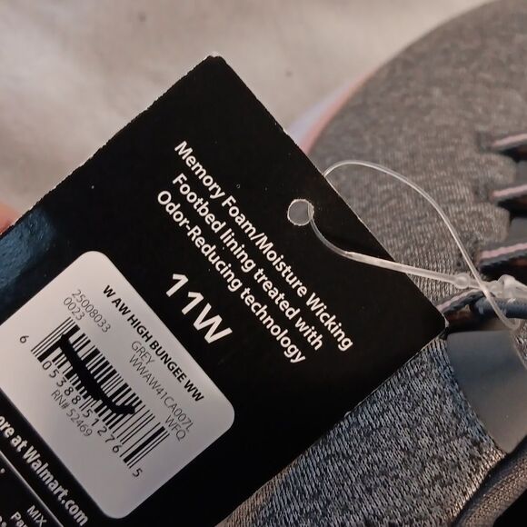 Athletic Gray and Pink Sneakers - Picture 7 of 8